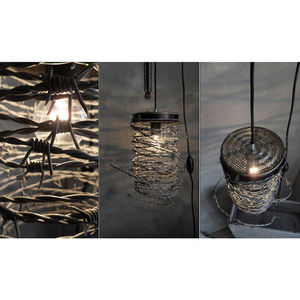 NINA IMAGINE... - lampe design suspension intrusion - Lampe À Poser