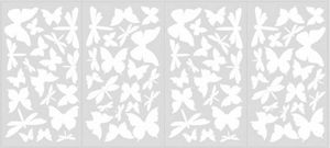 RoomMates - stickers phosphorescents papillons &, libellule - Sticker