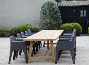 Out Standing - and made to measure in iroko.  - Table De Jardin