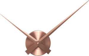 Karlsson Clocks - horloge aiguilles big time 38cm cuivre - Horloge Murale