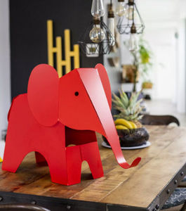 METAL Ô DESIGN - elephant - Sculpture Animalière