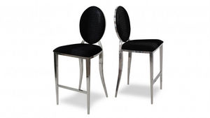 mobilier moss - palmyr noir  - Chaise Haute De Bar