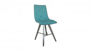 mobilier moss - solvig bleu--- - Chaise Haute De Bar