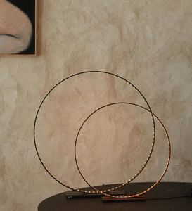 Maison De Vacances - cercle 60cm - Lampe À Poser À Led