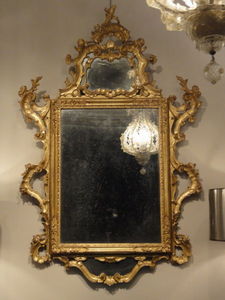 PELAZZO LEXCELLENT ANTIQUITES - venetian mirror - Miroir Venitien