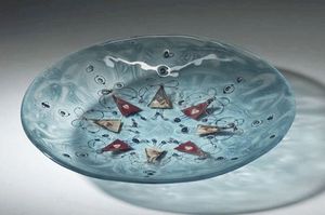 Julie Langan Glass Design -  - Assiette Décorative