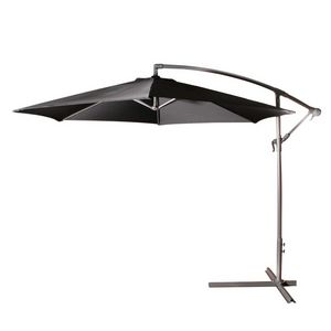 BOIS DESSUS BOIS DESSOUS - parasol deporté 3m noir - Parasol Excentré