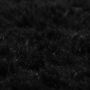 Tapis contemporain-WHITE LABEL-Tapis salon noir poil long taille S