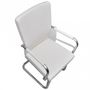 Chaise-WHITE LABEL-8 chaises de salle à manger blanches