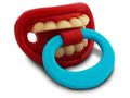 Tétine-WHITE LABEL-Sucette et drôle de tétine orthodontique avec dent