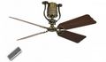 Ventilateur de plafond-Casafan-Ventilateur de plafond vintage moteur laiton pales