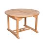 Table de jardin ovale-BOIS DESSUS BOIS DESSOUS-Table de jardin en bois de teck MIDLAND 6/8 places