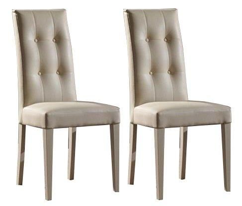 WHITE LABEL - Chaise-WHITE LABEL-Lot de 2 chaises design italienne FOUR SEASONS en 