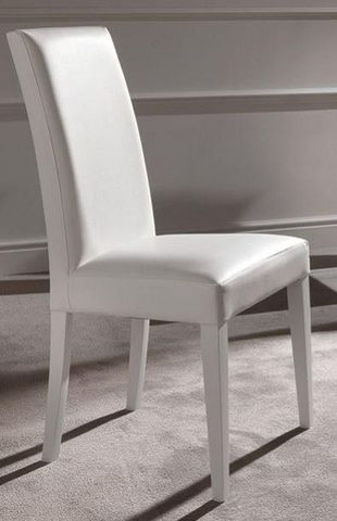 WHITE LABEL - Chaise-WHITE LABEL-Lot de 2 chaises design italienne VERTIGO LUX en s