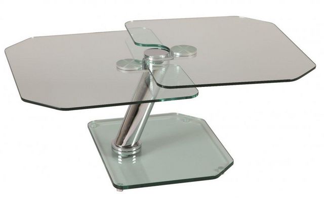 WHITE LABEL - Table basse forme originale-WHITE LABEL-Table basse FLY double plateaux