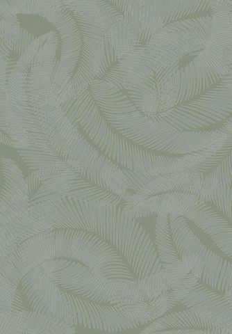 ISIDORE LEROY - Papier peint-ISIDORE LEROY-Plumes Lichen