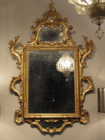 PELAZZO LEXCELLENT ANTIQUITES - Miroir venitien-PELAZZO LEXCELLENT ANTIQUITES-Venetian mirror