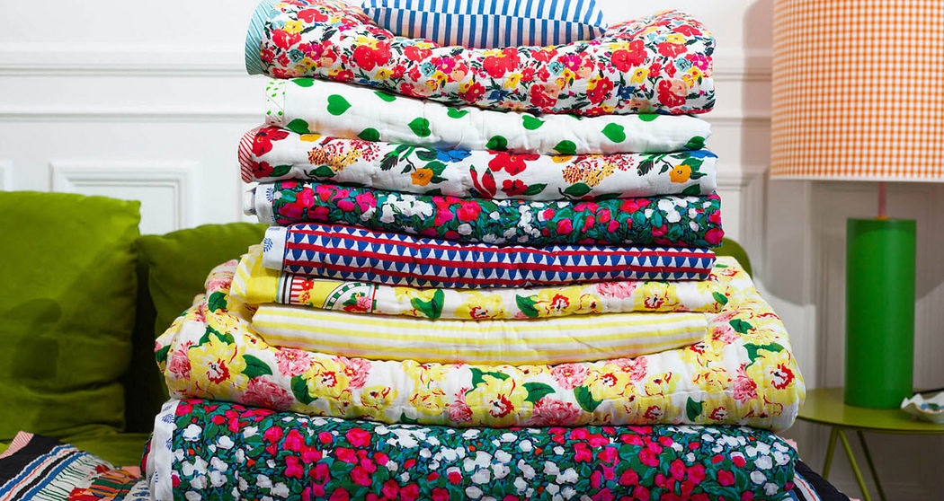 lucas du tertre Tartan rug Bedspreads and bed-blankets Household Linen  | 