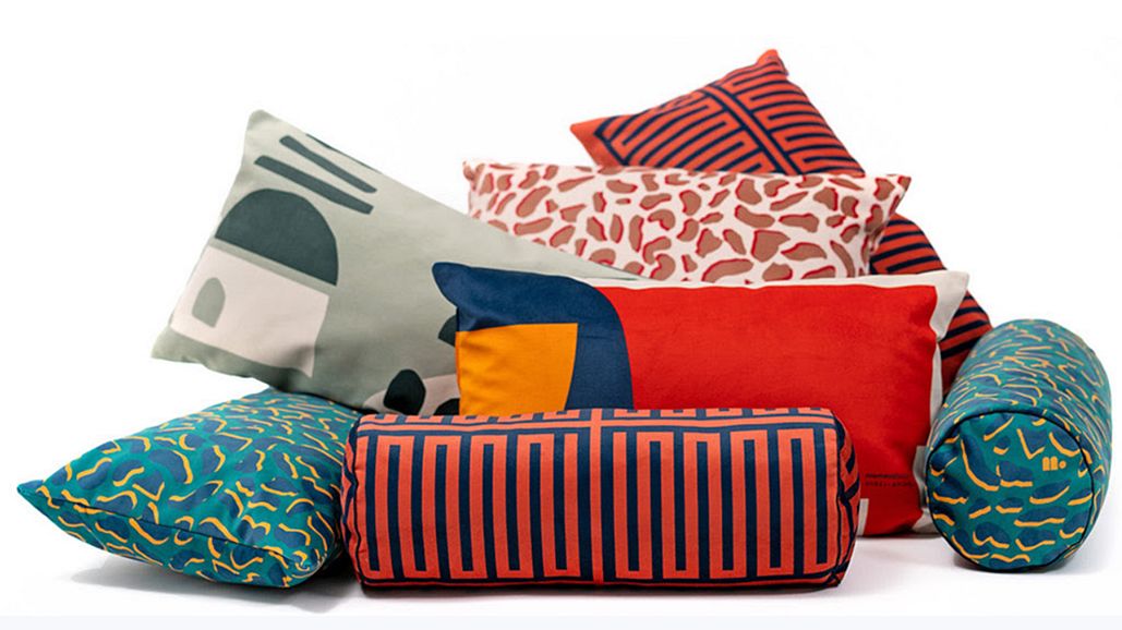 BABEL BRUNE Rectangular cushion Pillows & pillow-cases Household Linen  | 