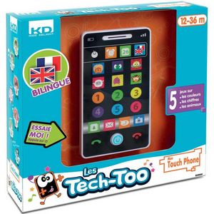 WDK Groupe Partner - smartphone éducatif bilingue 7.5x2.5x14cm - Early Years Toy