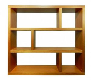 TemaHome - dublin 6 casiers bibliothèque étagère mukali verni - Bookcase