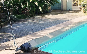 Bâches-piscines.com - à barres cover one - Winter Swimming Pool Cover