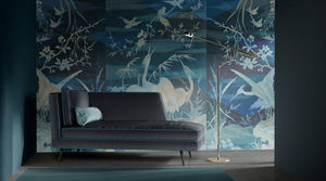 QUINSAÏ Wallcovering® - grue-he-shou - Panoramic Wallpaper