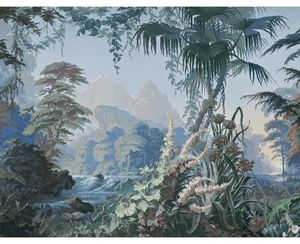 LE GRAND SIÈCLE - l'eden bleu forêt  - Panoramic Wallpaper