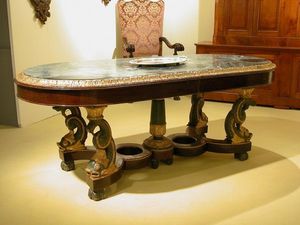 BARUFFI FRANCESCO ANTICHITA' -  - Oval Dining Table