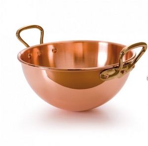 Copper egg-white bowl