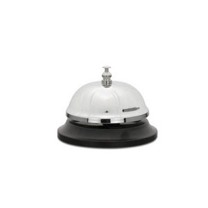 WHITE LABEL - sonnette de table inox - Reception Bell