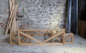 ADRIAN DUCERF - vertbois - Square Coffee Table