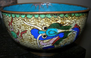 Baikal - bol cloisonné dragon - Bowl