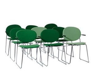 Swedese - olive stackable armchair  - Conference Seat
