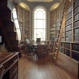 Howdle Bespoke Furniture Makers - oak library - Bookcase