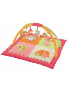 Babysun - tapis eveil holiday ours rose 85x85 - Infant Play Mat