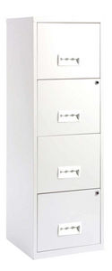 PIERRE HENRY - colonne de rangement tiroirs en métal blanc - Filing Cabinet