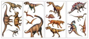 RoomMates - stickers repositionnables dinosaures 16 éléments - Children's Decorative Sticker
