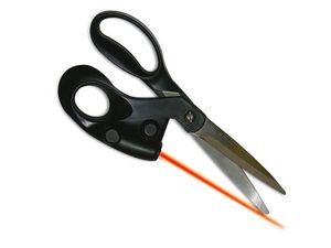 WHITE LABEL - ciseaux intégrant un laser coupe droite objet dec - Sewing Scissors
