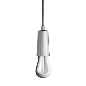 PLUMEN - plumen - suspension chrome et ampoule 002 | suspen - Hanging Lamp