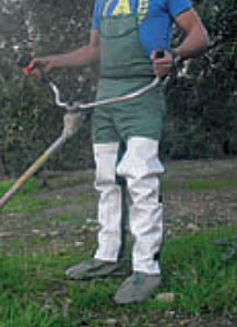 PATTONES ROBERTS - salopette pour débrousailleuse anti vibrations - Gardening Apron