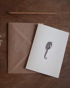 NINN APOULADAKI - hippocampus - Thank You Card