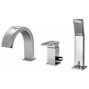 PAFFONI - elle - mitigeur de bain installation 3 trous (el040cr) - Bath Shower Mixer