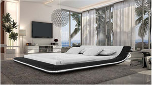 mobilier moss - bicolore noir - Double Bed