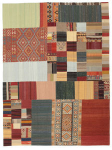 CARPETVISTA.COM - kilim patchwork carpet 350x258 - Modern Rug