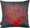 Square Cushion-MEROWINGS-MeroWings red Coral