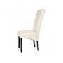 Chair-WHITE LABEL-8 chaises de salle à manger crème