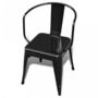 Chair-WHITE LABEL-8 chaises de salle à manger acier factory