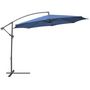 Offset umbrella-WHITE LABEL-Parasol déporté de 3,5 m bleu + Housse