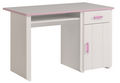 Children's desk-WHITE LABEL-Bureau pour fille coloris blanc et rose